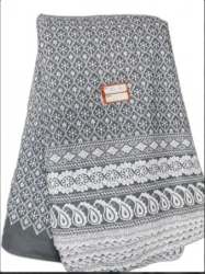 PC Cotton Chikan Embroidery Fabric