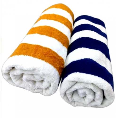Stripe Cotton Bath Towel  by Jasmine Towels Private Limited