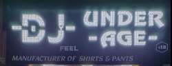 DJ feel and UNDER AGE logo icon