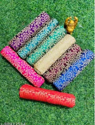 Designer Multi Color Silk Blouse Fabric  by dwarkadhish textile