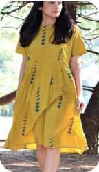 Best Fancy Designer  One Piece Dress 