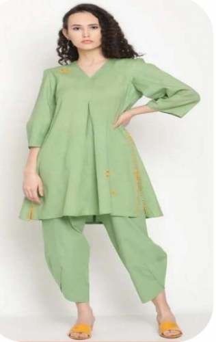 Co-ord set consist of top and trousers