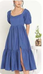 Fancy Look Side Cut One Piece Dress 