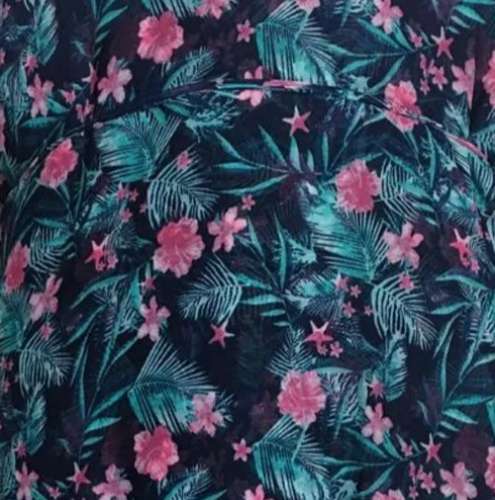 100-150 GSM Fancy Floral Print Satin Fabric