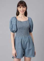 Flamboyant Present Girls Short Romper Jumpsuit 