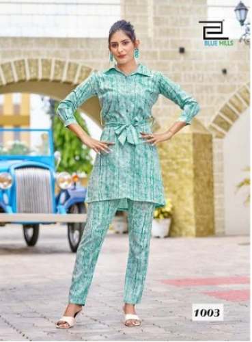 Designed top and bottom Co-Ord Set For Women 