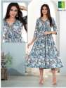 Ladies Casual Wear Rayon ALIA Cut Kurti  thumb 2