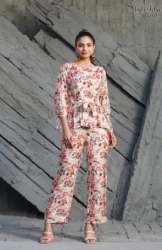 Ladies Fancy Digital Print Co Ord Sets