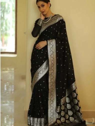 Ladies Zari Weaving Work Soft Silk Saree 