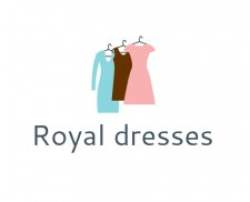 Royal dresses logo icon