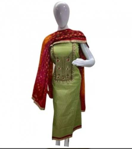 Fancy Georgette Party Wear Unstitch Suit For Women by Jaina Emporium