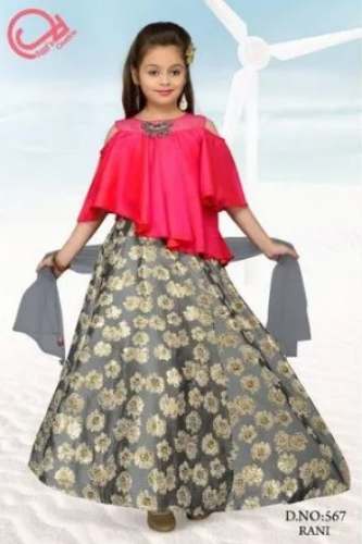 Kids Fancy Ethnic Wear Lehenga Choli by Jiggis Creation