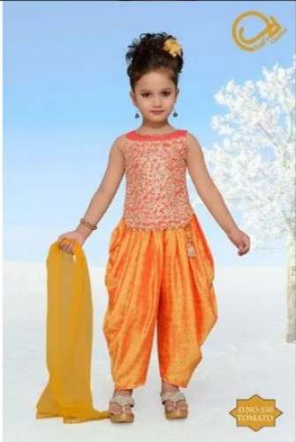 Kids Girls Trendy Dhoti Kurta by Jiggis Creation