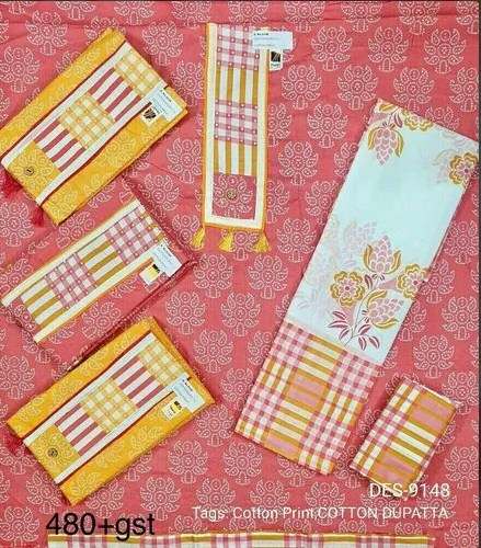 Beautiful Cotton Unstitched Dress Material 