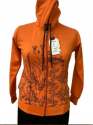 ladies-casual-cotton-printed-orange-hoodie