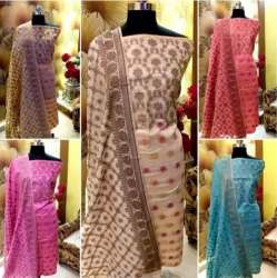 Fancy Cotton Unstitch Suit For Women