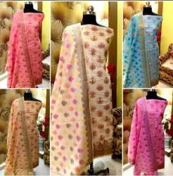 New Fancy Cotton Unstitch Printed Dress