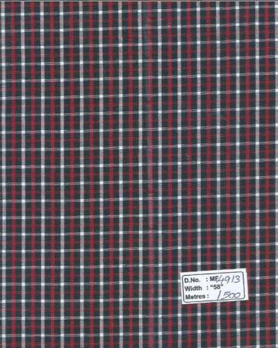 200 GSM Cotton Mill Made Checks Fabric