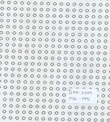 58 Inch White Dotted Cotton Oxford Fabric