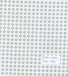58 Inch White Dotted Cotton Oxford Fabric