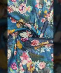 Fancy Multi Color Digital Printed Fabric