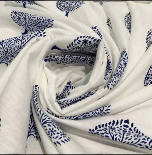 Linen Printed Fabric  by Ethco Prints