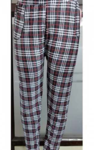 Cotton Checks Fleece Lining Leggings by Capital Fashions