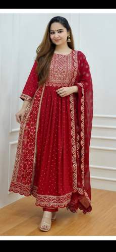 Handblock Naira Cut Kurta Set