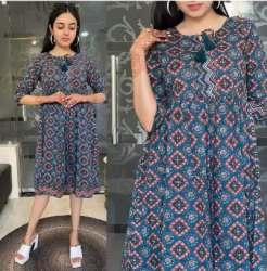 Jaipuri Tunic Style One Piece Dress