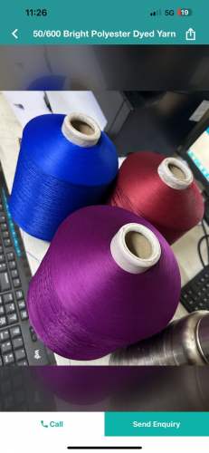 50-600 TWISTED DYED YARN by S p textile