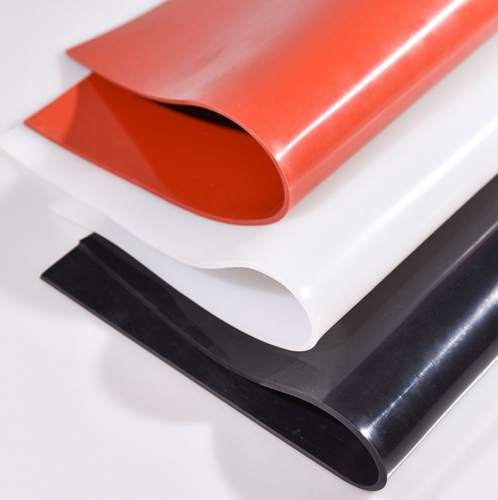 Silicone rubber sheets