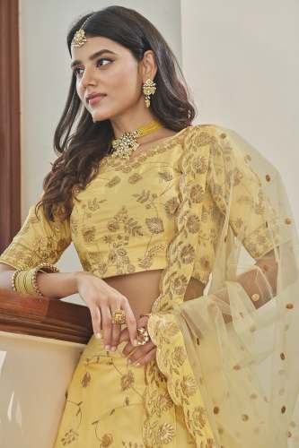 Aahvan Designs Presents Shringaar Vol - 7 Art Silk Embroidery Lehenga Choli