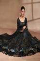 Black Organza Digital Printed Lehenga Choli  thumb 2