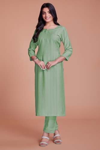Green Viscose Kurti Pair