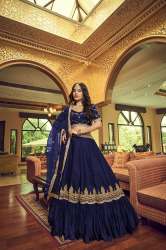 Heavy Silk Satin Royal Collection Hand Work Lehenga Choli
