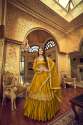 Heavy Silk Satin Royal Collection Hand Work Lehenga Choli thumb 1
