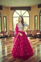 Nylon Net Rajwada Collection Thread And Sequins Embroidery Work Lehenga Choli thumb 4