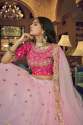 Nylon Net Rajwada Collection Thread And Sequins Embroidery Work Lehenga Choli thumb 5