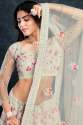 Party Wear White Thread , Embroidered Work Lehenga Choli thumb 2