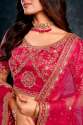 Pink Bridal Saga lehenga by Aahvan Designs  thumb 3