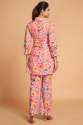 PINK RAYON PRINTED CO ORD SET thumb 2