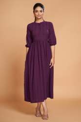 PURPLE GEORGETTE FANCY KURTA