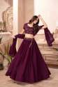 Semi Stitched Georgette Sequence Lehenga Choli thumb 2