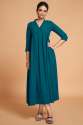 teal-blue-fancy-georgette-kurta-set