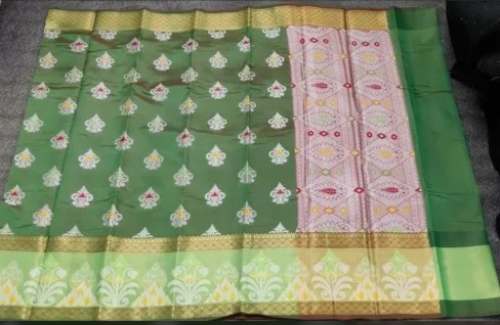 Light Green Kanchipuram Silk Saree by Arpit Fabrics