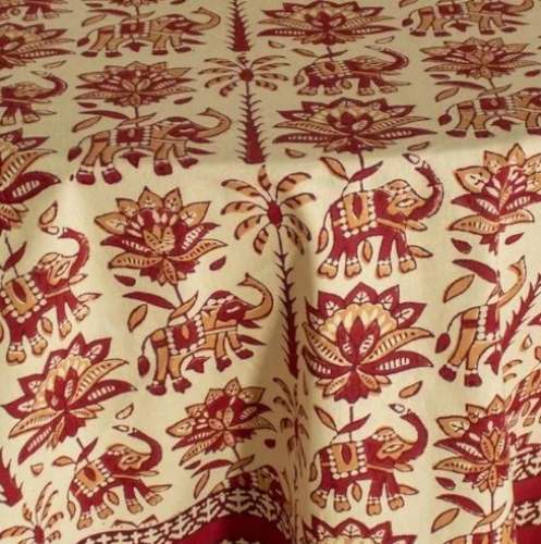Cotton Bagru Printed Fabric 
