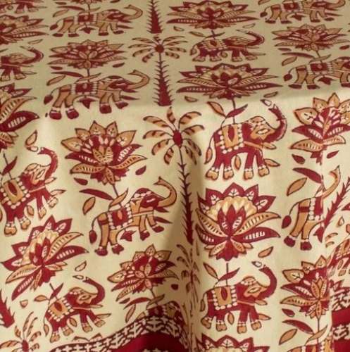 Cotton Bagru Printed Fabric  by Vashu Fabrics