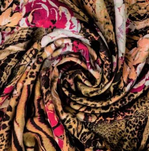 Rayon Dyed Printed Fabric by Vashu Fabrics