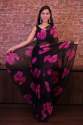 Digital Printed Soft Georgette Saree For Ladies thumb 1
