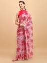Digital Printed Soft Georgette Saree For Ladies thumb 2